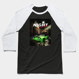 JDM 240SX [Green] Night Hunter Baseball T-Shirt
